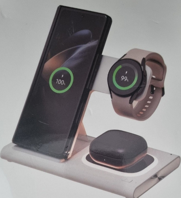 Зарядное устройство безпроводной 3в1 Android Киев - изображение 2