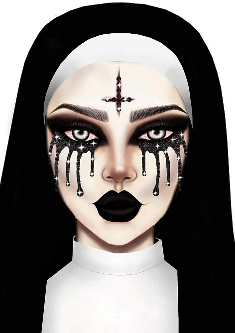Маска из страз Possessed face jewels sticker Leg Avenue Sex Aura Киев - изображение 1