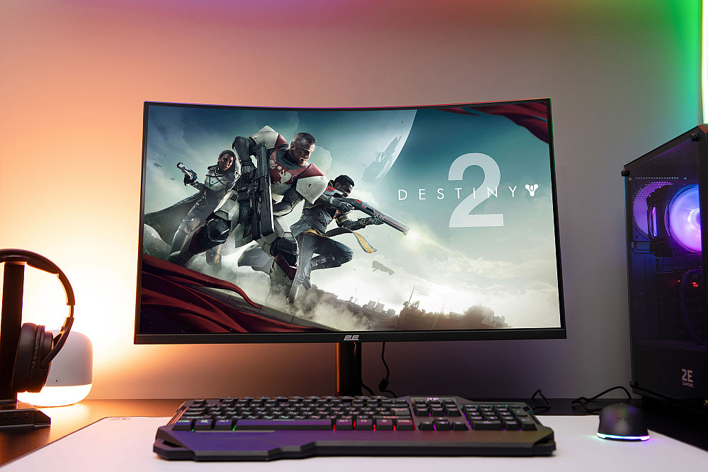 Монітор 2E GAMING 31.5" G3223B 2xHDMI, DP, VA, 2560x1440, 165Hz, 1ms, CURVED, FreeSync, HAS Київ - фото 6