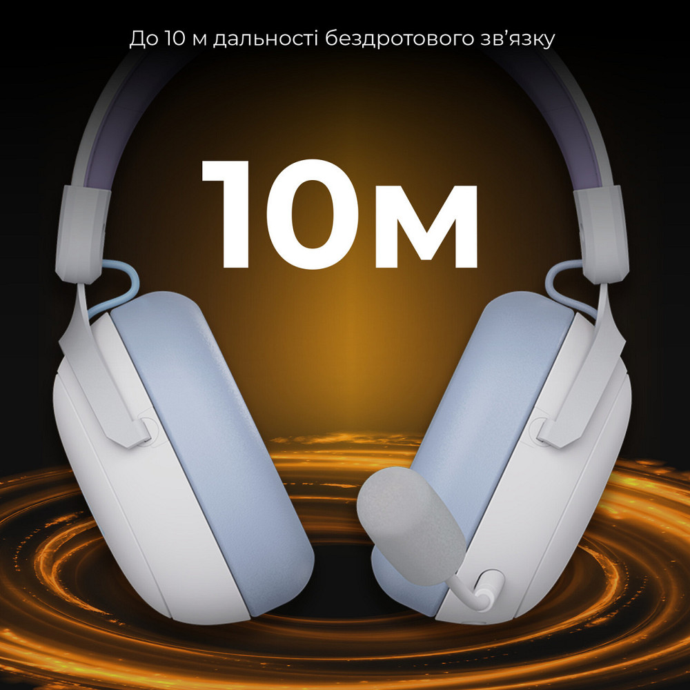 Bluetooth-гарнітура Ajazz AHM08 MAX 3-Mode White (AHM08-MAX-PWB) ( 17374 ) Харків - фото 7