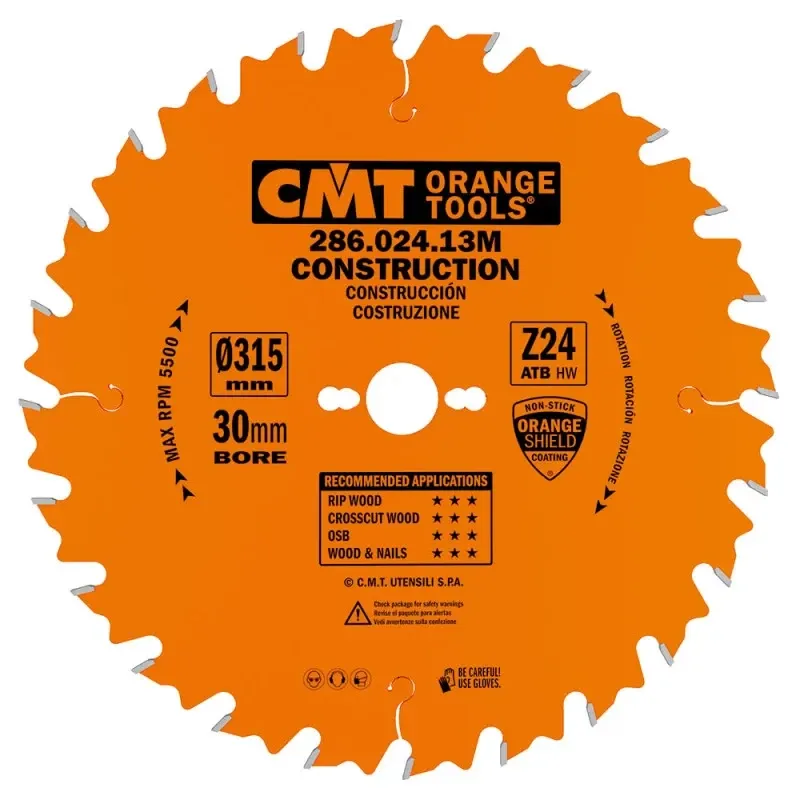 Пильний диск по дереву CMT 315x30x24z K3.2/2.2 (286.024.13M) Одесса - изображение 1