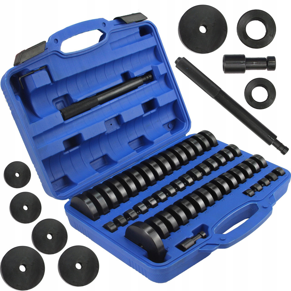 Набір для монтажу та демонтажу підшипників і втулок 52 предмети у валізі Mar-Pol (M66775) Нововолинськ - фото 1