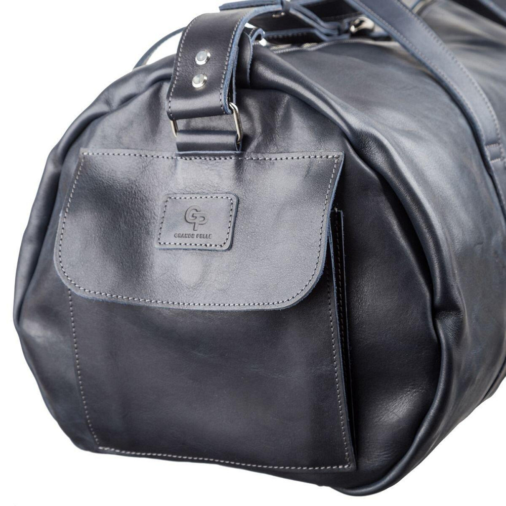 Сумка дорожная Синяя (GRANDE PELLE) Киев - изображение 11