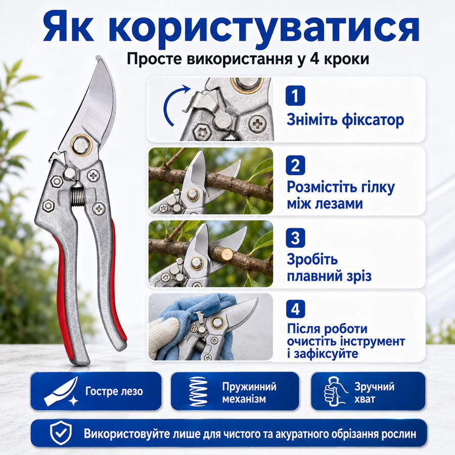 Садові ножиці, секатори, ножі (98745623) Київ - фото 11