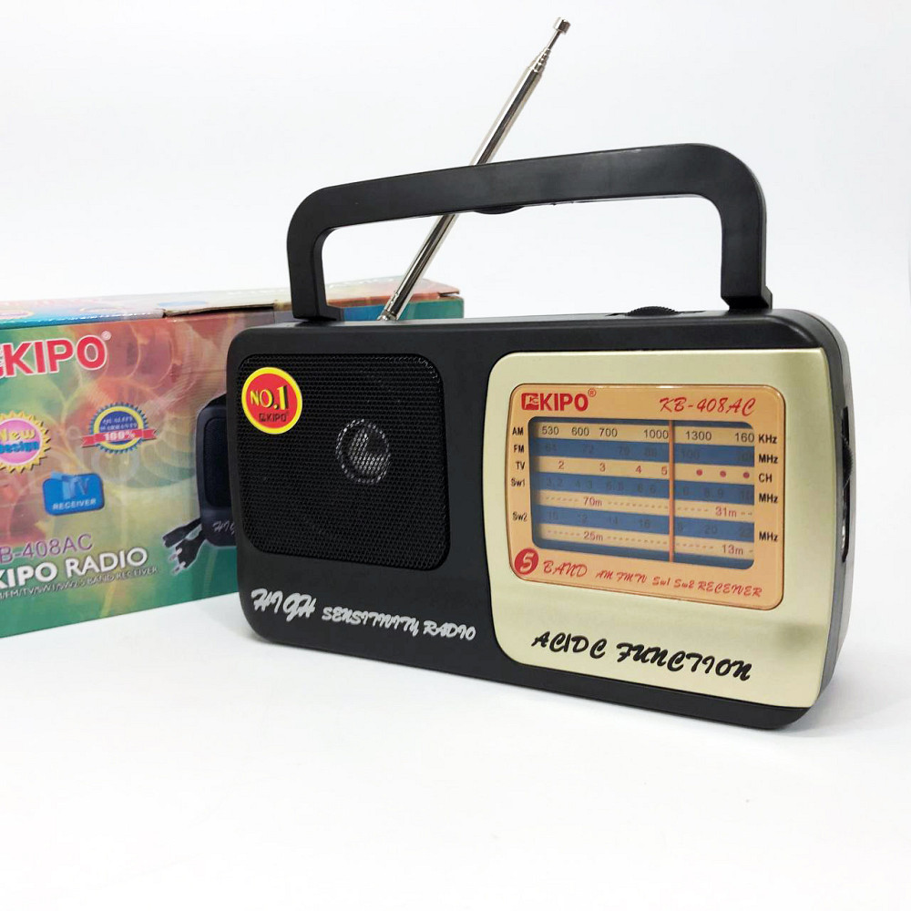 Радиоприемник фм ретро на батарейках KIPO, Портативное радио, Радиоприемник ретро AM FM NJ-35 Львов - изображение 10