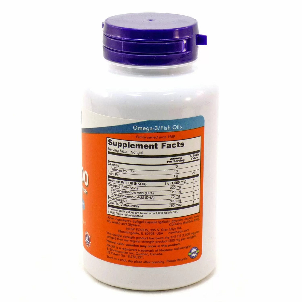 Масло криля (Krill 1000) 1000 мг 120 капсул Київ - фото 3