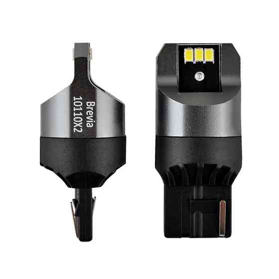 Автолампа Brevia Power LED W21W 330Lm 6x3020SMD 12/24V CANbus, 2шт Львів