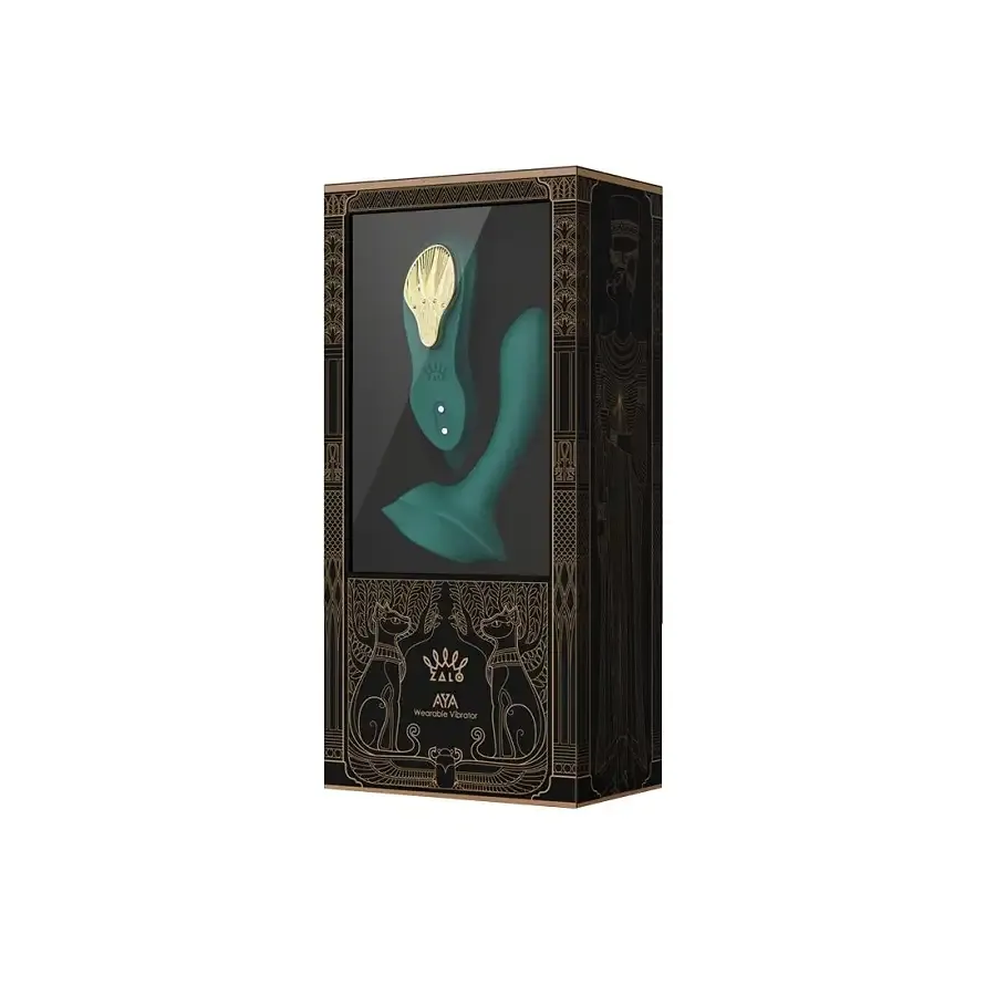 Смарт-вібратор у трусики Zalo - AYA Turquoise Green, насадка та пульт ДК Львів - фото 9