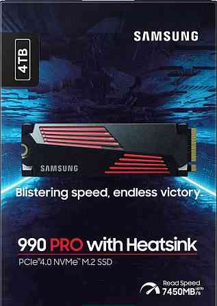 SSD Накопитель Samsung 990 PRO With Heatsink 4TB (MZ-V9P4TOCW) Київ