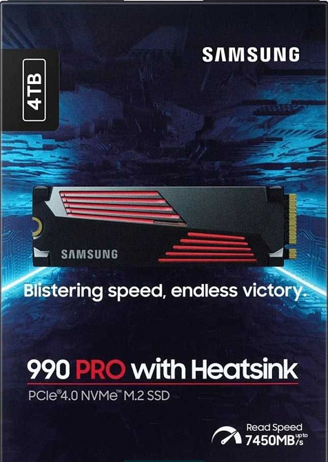 SSD Накопитель Samsung 990 PRO With Heatsink 4TB (MZ-V9P4TOCW) Київ - фото 5