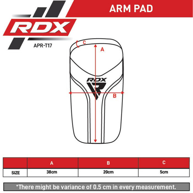 Пади для тайського боксу RDX Arm Pad Aura Plus T-17 Black Київ - фото 6