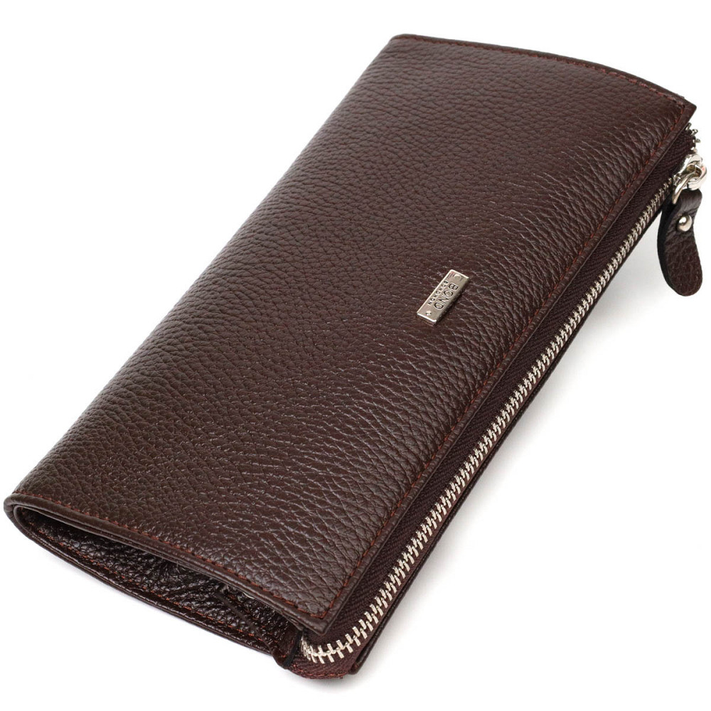 Практичний чоловічий клатч із натуральної шкіри aфлотар BOND 22051 Коричневий Київ - фото 1