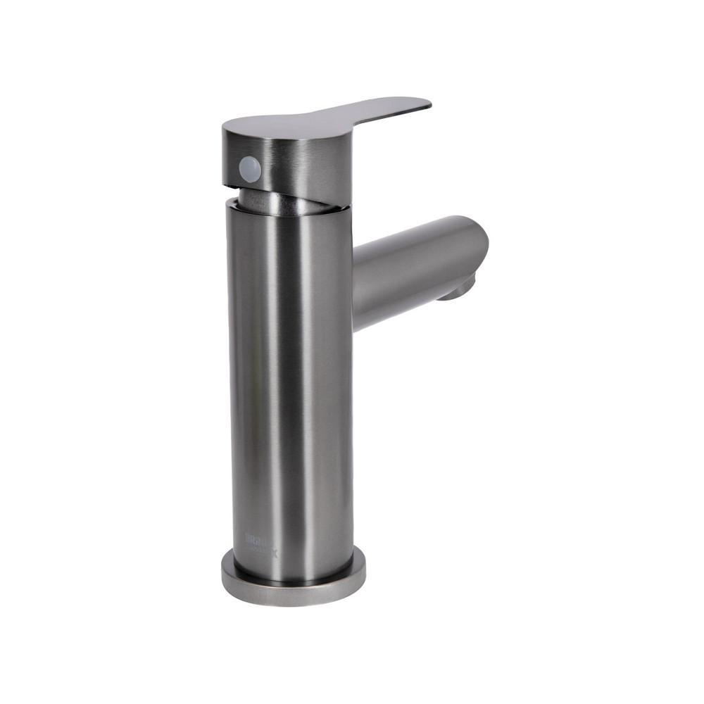 Смеситель для раковины Brinex Pure 001F низкий Gunmetal Black BRIPUR001FGRP Киев - изображение 20