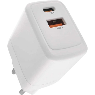 Зарядное устройство EMOS V02G20 1xUSB-A + 1xUSB-C PD20W GaN (V02G20) Винница - изображение 1