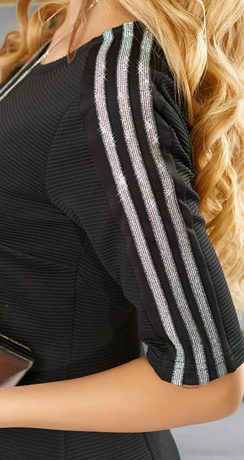 Длинное платье с лампасами (42) Киев - изображение 4