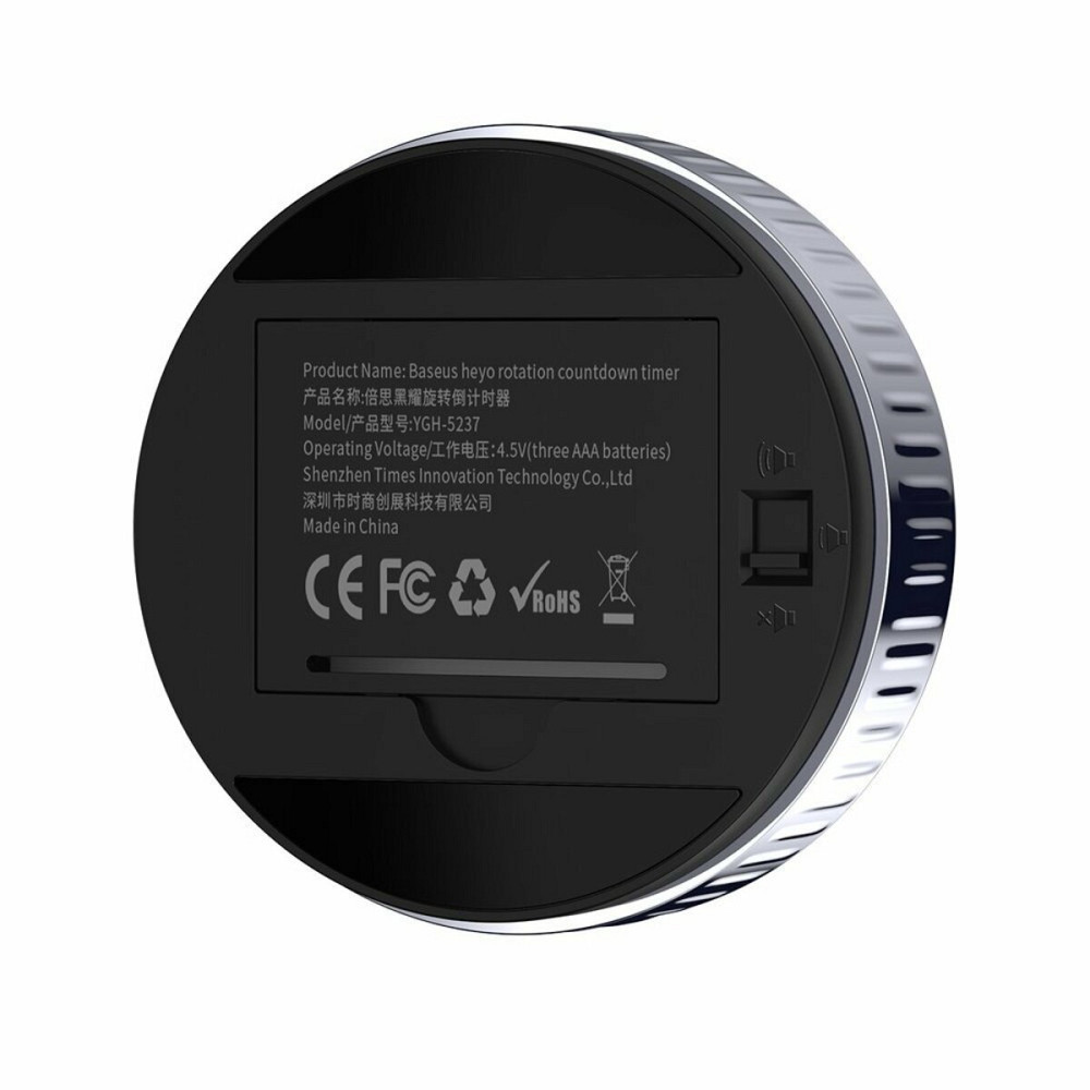 Таймер Baseus heyo rotation countdown timer Black Київ - фото 2