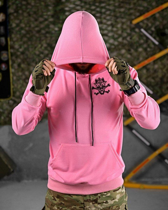 Тактичне худі MAKLIN Girl трон рожеве ДЛ7067 Одеса - фото 6