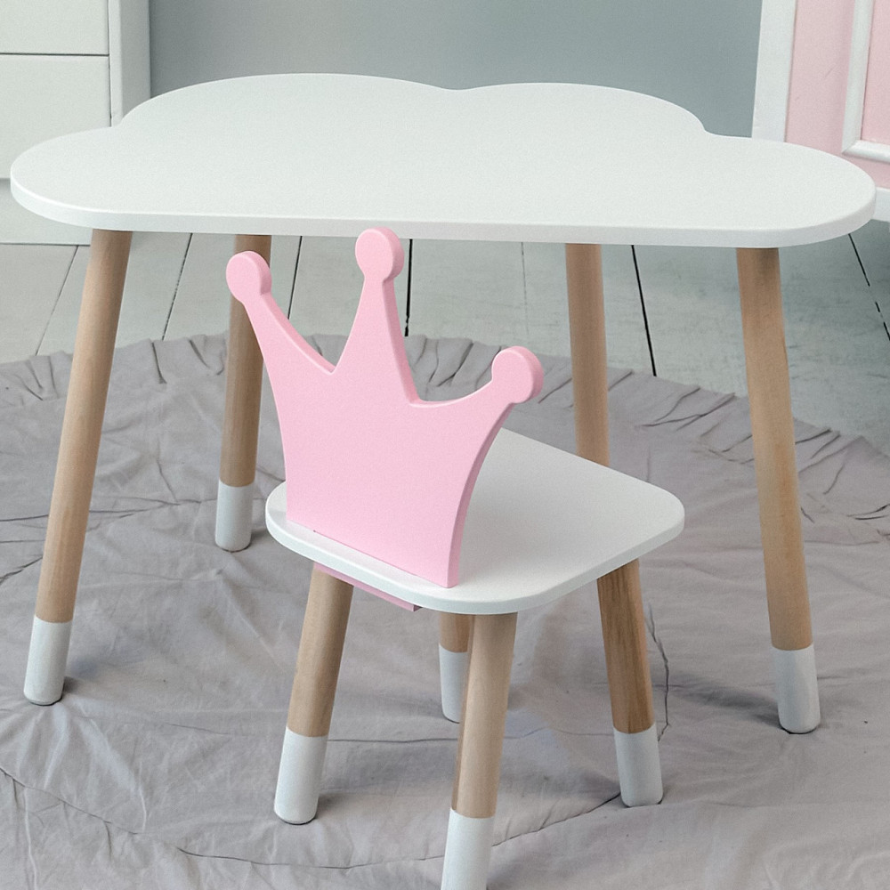Стіл "Хмаринка" та стілець "Корона" для дитячої кімнати Київ - фото 8