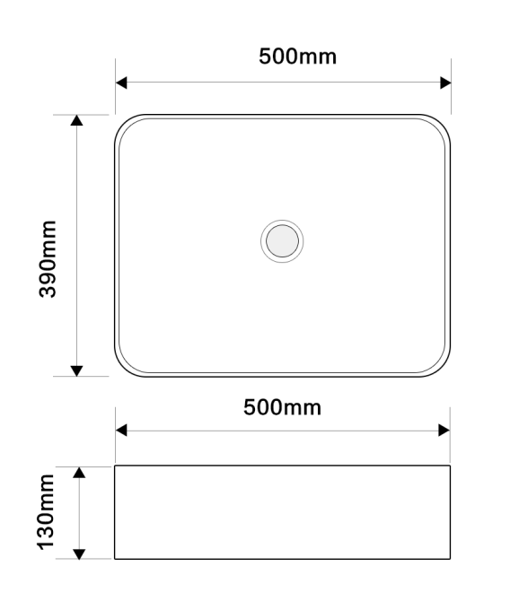 Раковина накладна Mixxus Premium DIVERSE-0110 500х390х130mm   ( MP6516 ) 38722 Харків - фото 7