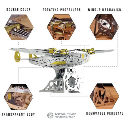 Конструктор Metal Time колекційна модель Splashing Dreamer (MT053) Вінниця - фото 9