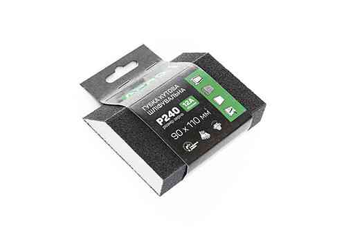 Губка шліфувальна APRO чотиристороння кутова P240 Рівне