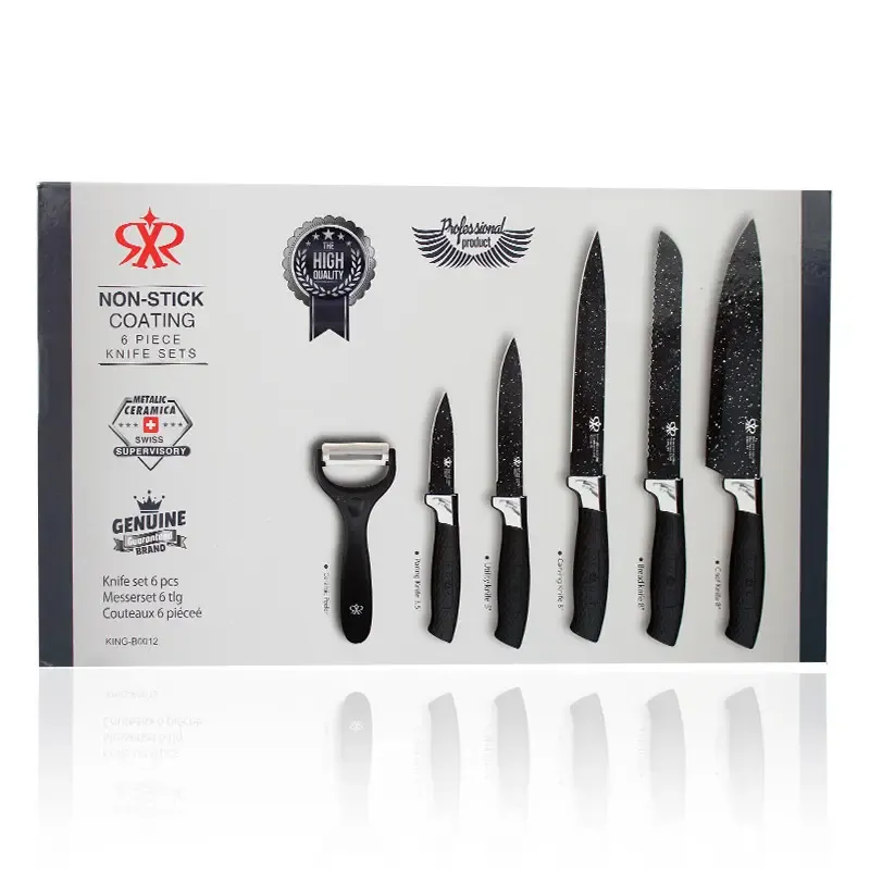 Набор ножей Non-Stick Coating Knife Set Коломия - фото 5