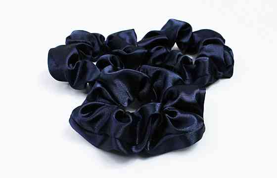 Гумка для волосся атласна Синій Харків