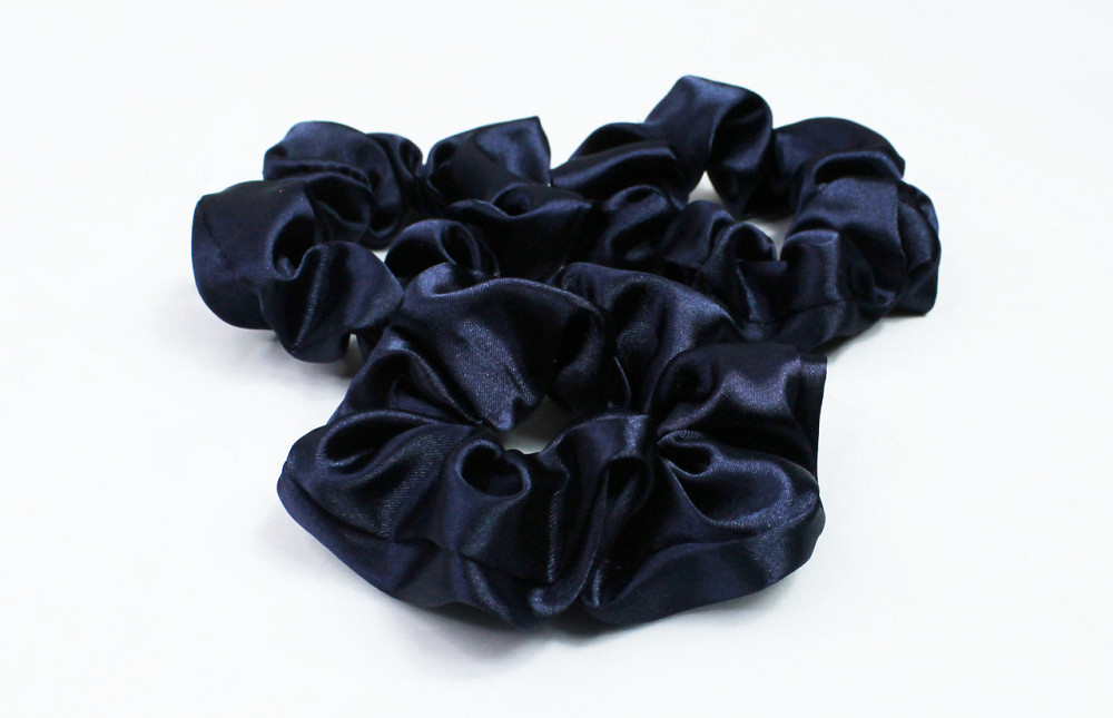 Резинка для волос атласная Синий Харьков - изображение 2