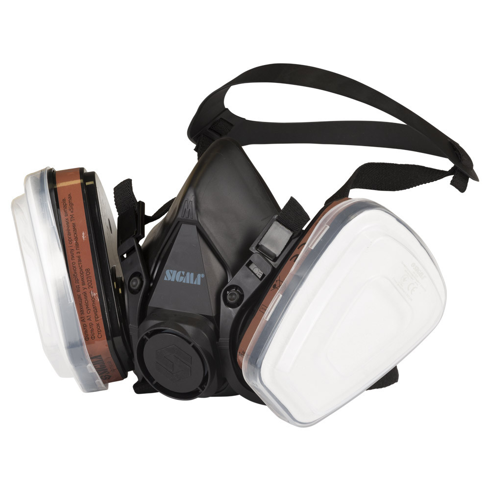 Sigma Полумаска Defender Eco с фильтрами А1 SIGMA (9417551) Коломия - фото 5