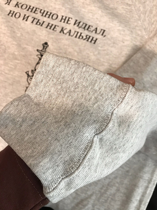 Світшот із принтом. "Я КОНЧНО НЕ ІДЕАЛ, АЛЕ І ТИ НЕ КАЛЬЯН" Чернівці - фото 2