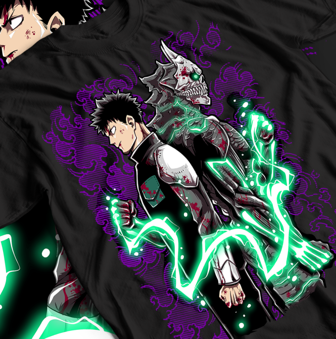 Футболка з аніме принтом Каіджу Но Хосхіна Гіфт оверсайз (S/M/L) Чорний AnimeJ0707 Дніпро - фото 1