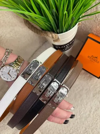 Жіночий ремінь HERMES Kelly натуральна шкіра. Різні кольори Київ