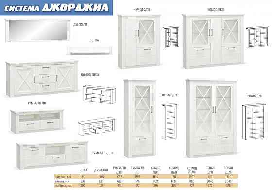 Тумба ТВ 2Д1Ш Джорджія Львів