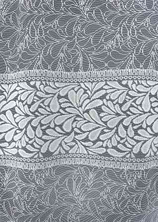Тюль жакард VR-Textil № 1527т Арка на кухню колір білий 200х160 см (53-0196) Київ