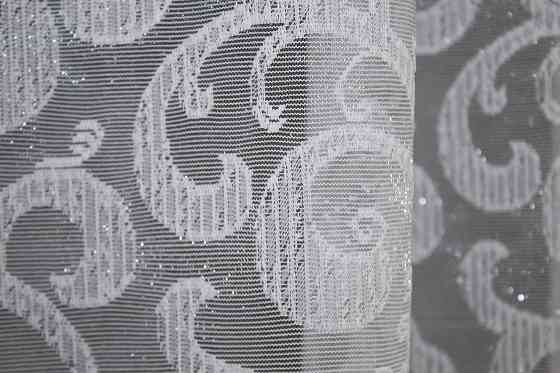 Тюль VR-Textil 1421т Преміум Жакард Білий 400х270 см (42-0865) Київ