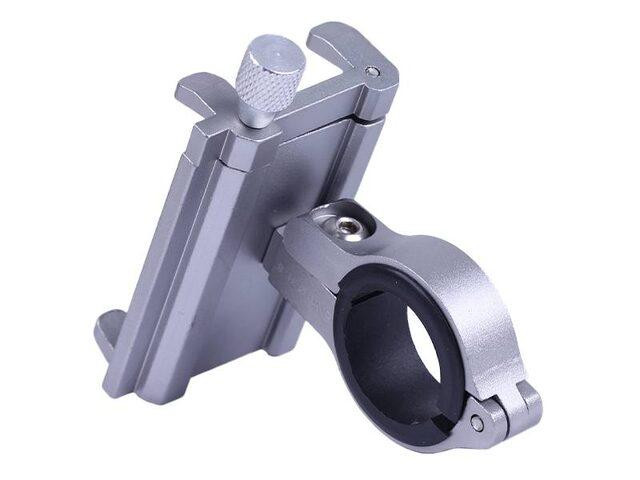 Держатель телефона HFCM-16  (крепление на руль),  алюминий, серый Мукачево - изображение 3