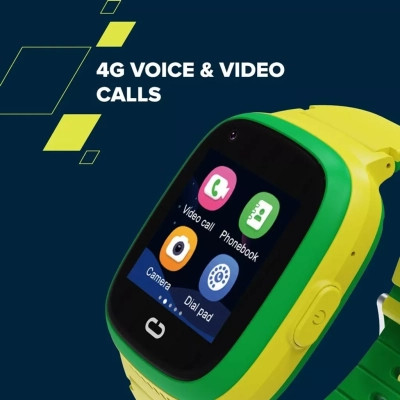 Смарт-часы Canyon Sunny KW-48 Video 4G GPS Games Music Yellow/Green (CNE-KW48YG) Винница - изображение 5