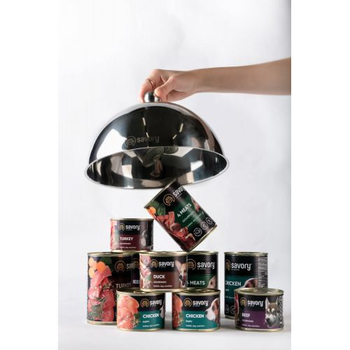 Корм влажный Savory Dog Gourmand Beef паштет для взрослых собак всех пород с говядиной 800 г Киев - изображение 4