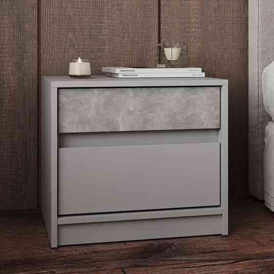 Тумба прикроватная Эверест Стайл-500 50,2х39х44,2 см Кашемир/Бетон (DTM-071155) Днепр