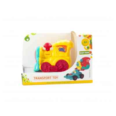 Развивающая игрушка Baby Team инерционный поезд желтый (8620_паровозик_желтый) Винница