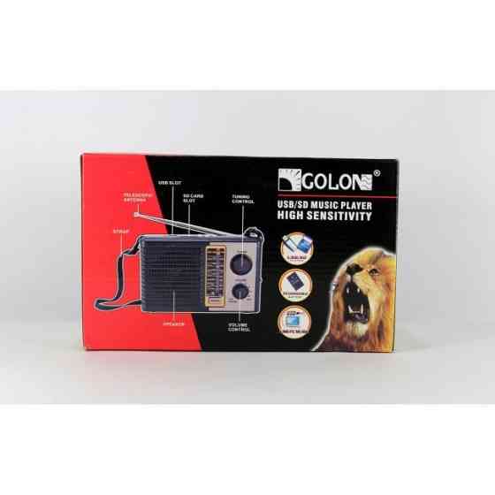 Радіоприймач Golon RX-F10 (0829) з акумулятором, USB, SD, FM/AM/SW, динаміком і антенoю Одеса