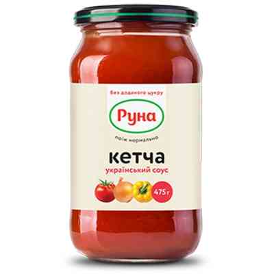 Соус Руна Український Кетча зі стевією 475 г (4820015948816) Вінниця