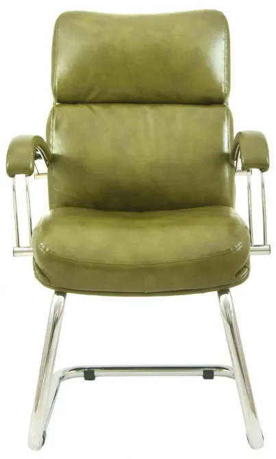 Офісне Конференційне Крісло Richman Dakota Madras Olive CF Хром Оливковий Київ - фото 2