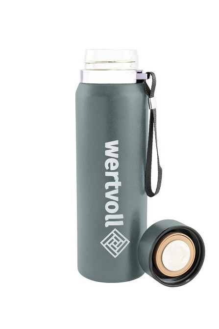WERTVOLL Термос WERTVOLL "DREAM" 800 мл SS Digital Sensor t °C сірий RX-7001GY Коломия - фото 4