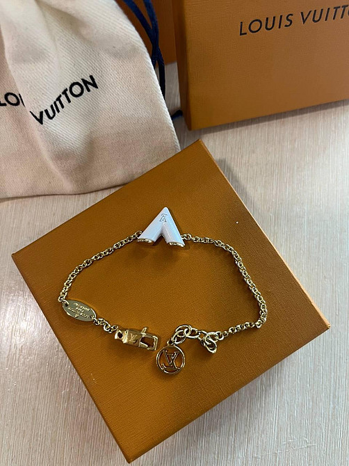 Луї Віттон браслет / Louis Vuitton браслет покриття срібло та золото Одеса - фото 4