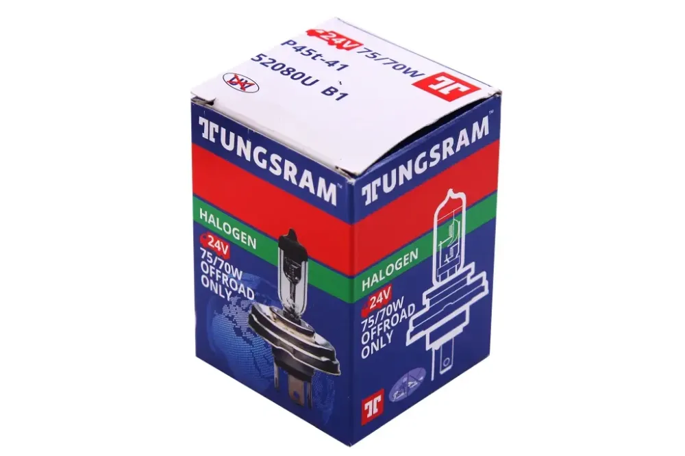 Лампа галогенная 24В  H4/P45t Tungsram 75/70 Винница - изображение 4