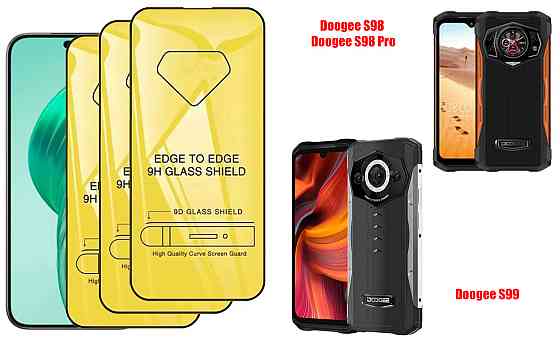 Защитное стекло DefenzoGlass для Doogee S98, S98 Pro, S99 – двойная прочность Киев