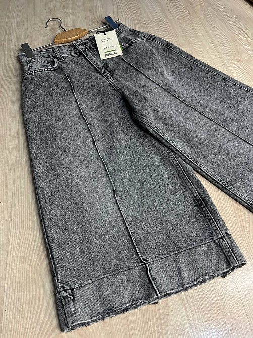 Шорты женские джинсовые Sherocco 391 бермуды длинные с манжетами и стрелкой серые, серый, 25, 25, 68 см, 98 см Киев - изображение 12