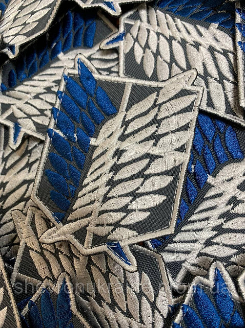 Шеврон Легион разведки. Атака титанов (Форма контурная. На липучке) Размер 9x7см Киев - изображение 6