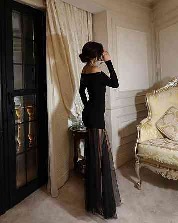 Жіночий елегантний святковий  комплект сукня + спідниця мікродайвінг + сітка Одеса